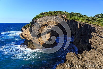 Cueva del Indio en Arecibo, Puerto Rico Stock Photo